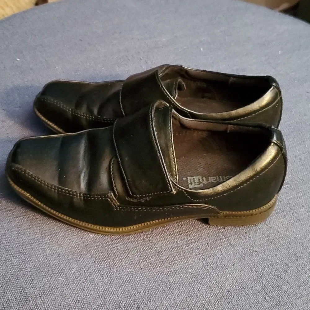 SmartFit  Boys' Kids' Toddler Black Dress Strap Bride Shoes